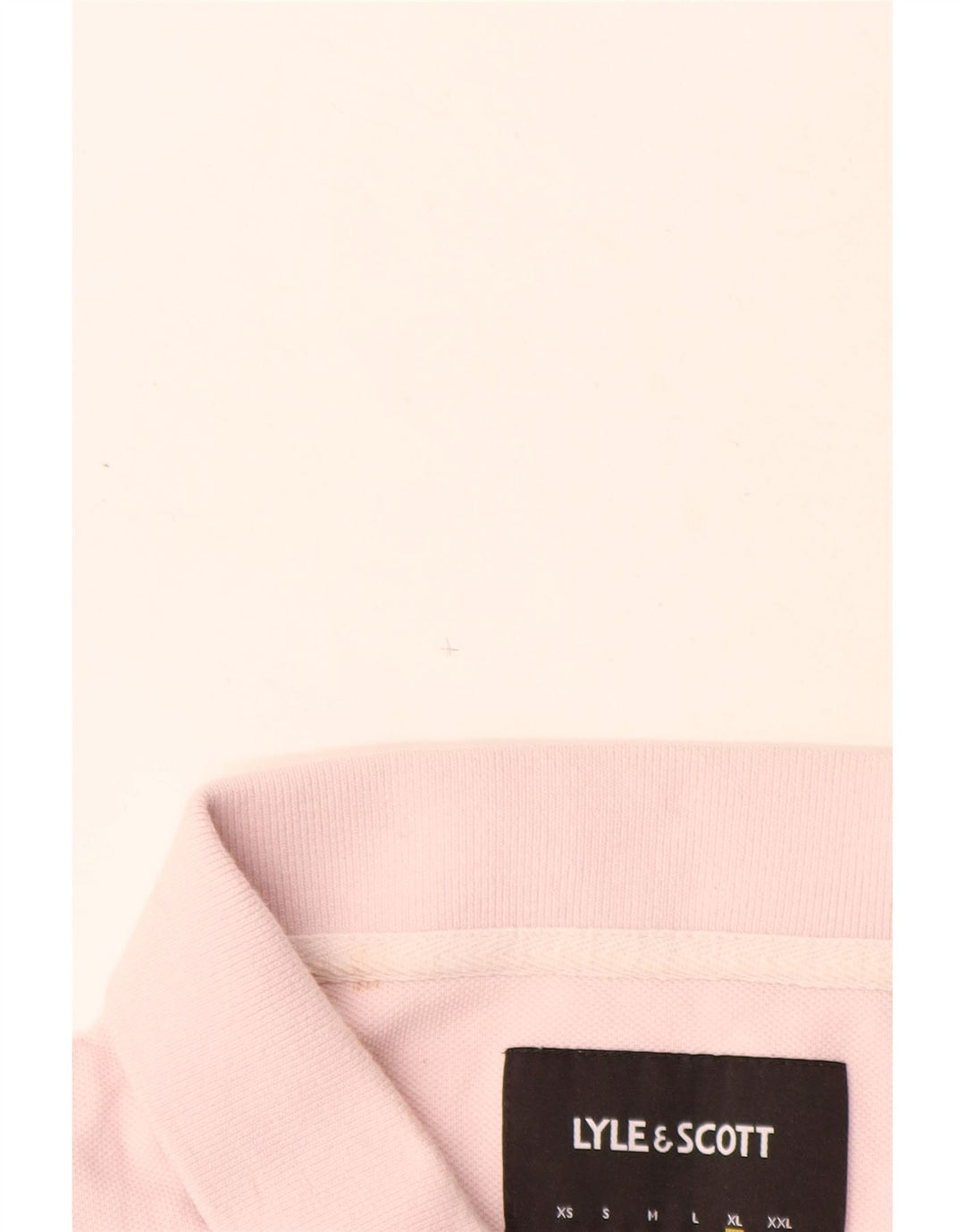 Lyle & Scott Mens Polo Shirt XL Pink Cotton