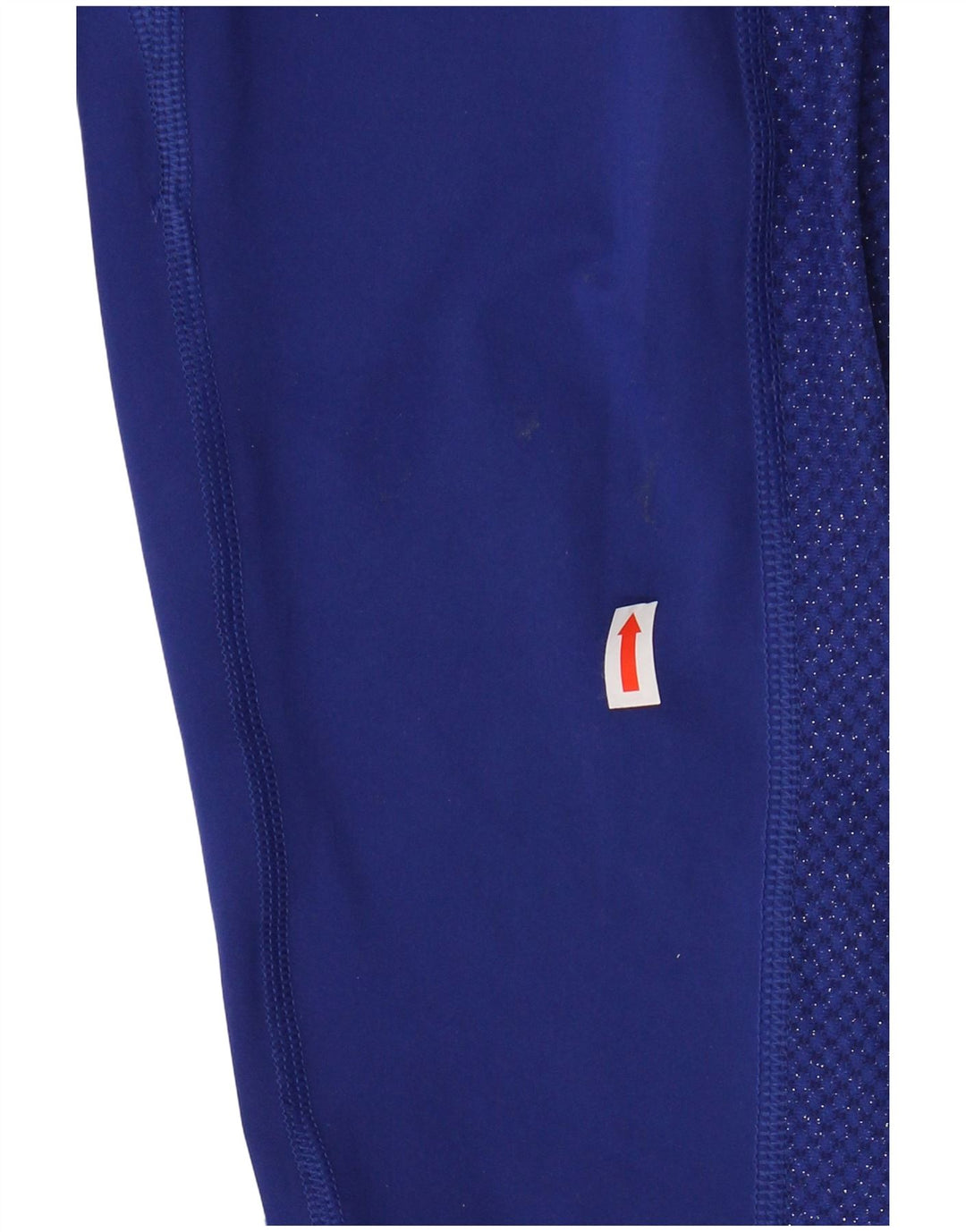 NIKE Womens Graphic Leggings UK 12 Medium Blue Polyester