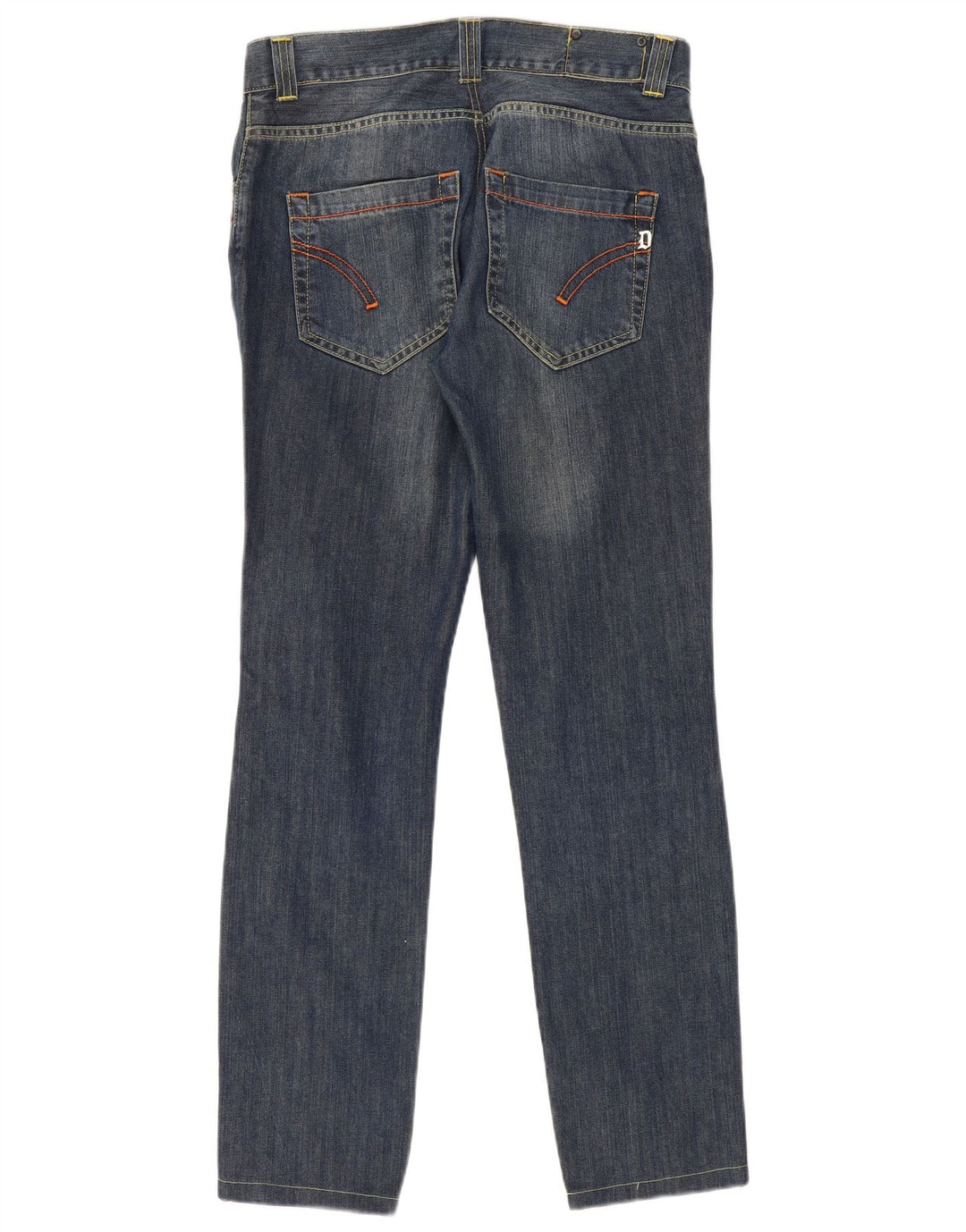 Dondup Womens Slim Jeans W33 L33 Navy Blue Cotton