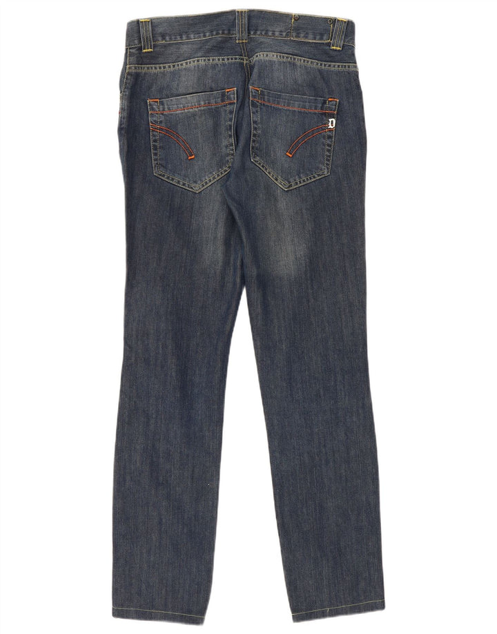 Dondup Womens Slim Jeans W33 L33 Navy Blue Cotton