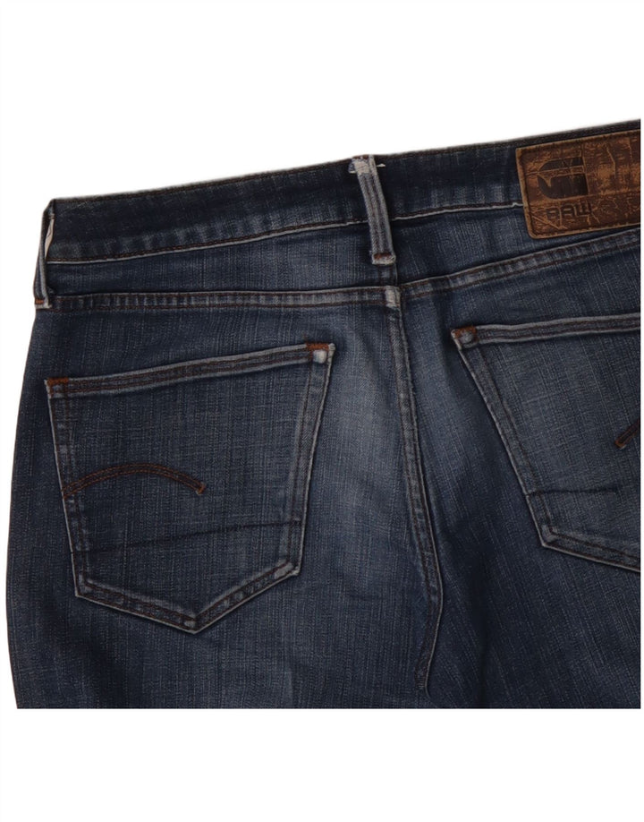 G-Star Mens Slim Jeans W32 L34 Blue Cotton