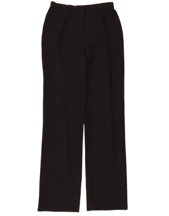 ST. BERNARD Womens High Waist Straight Casual Trousers W28 L35 Black