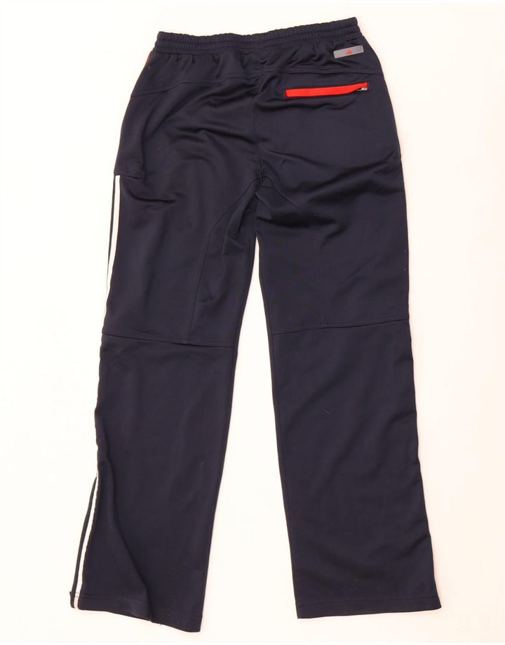 Adidas Boys Tracksuit Trousers 11-12 Years  Navy Blue Colourblock Polyester