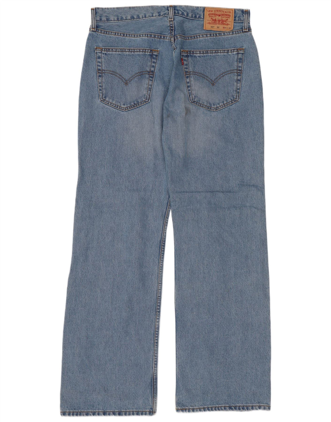 Levi's Mens 527 Bootcut Jeans W34 L32 Blue Cotton