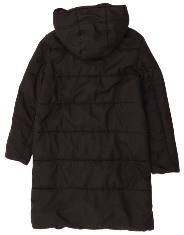 Crew Clothing Womens Hooded Regular Fit Padded Coat UK 14 Medium Black