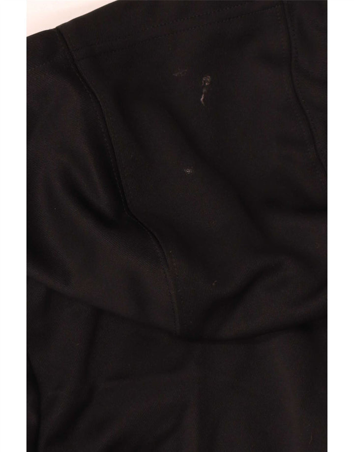 Nike Mens Hooded Tracksuit Top Jacket Small Black Polyester