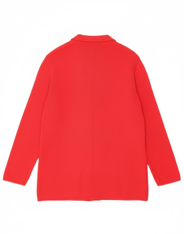 Vintage Womens Double Breasted Blazer Jacket UK 16 Large Red