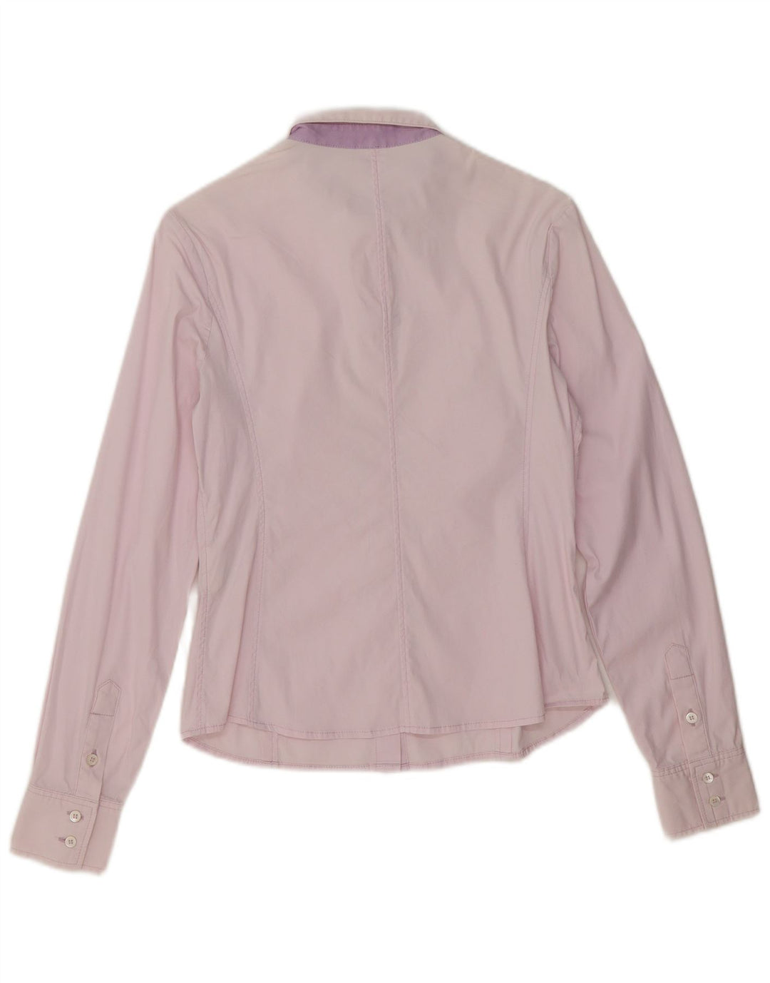 FAY Womens Shirt UK 10 Small Pink Cotton