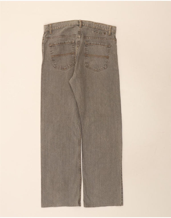 Marks & Spencer Mens Straight Jeans W34 L31 Grey Cotton