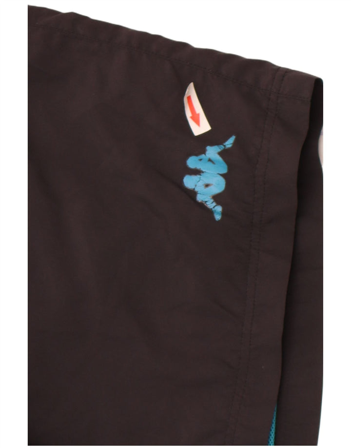 Kappa Mens Sport Shorts Large Black Polyester