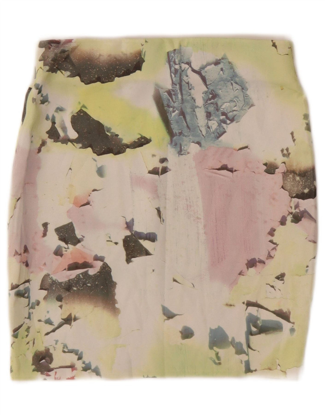Zara Womens Abstract Pattern Pencil Skirt Medium W28  Multicoloured