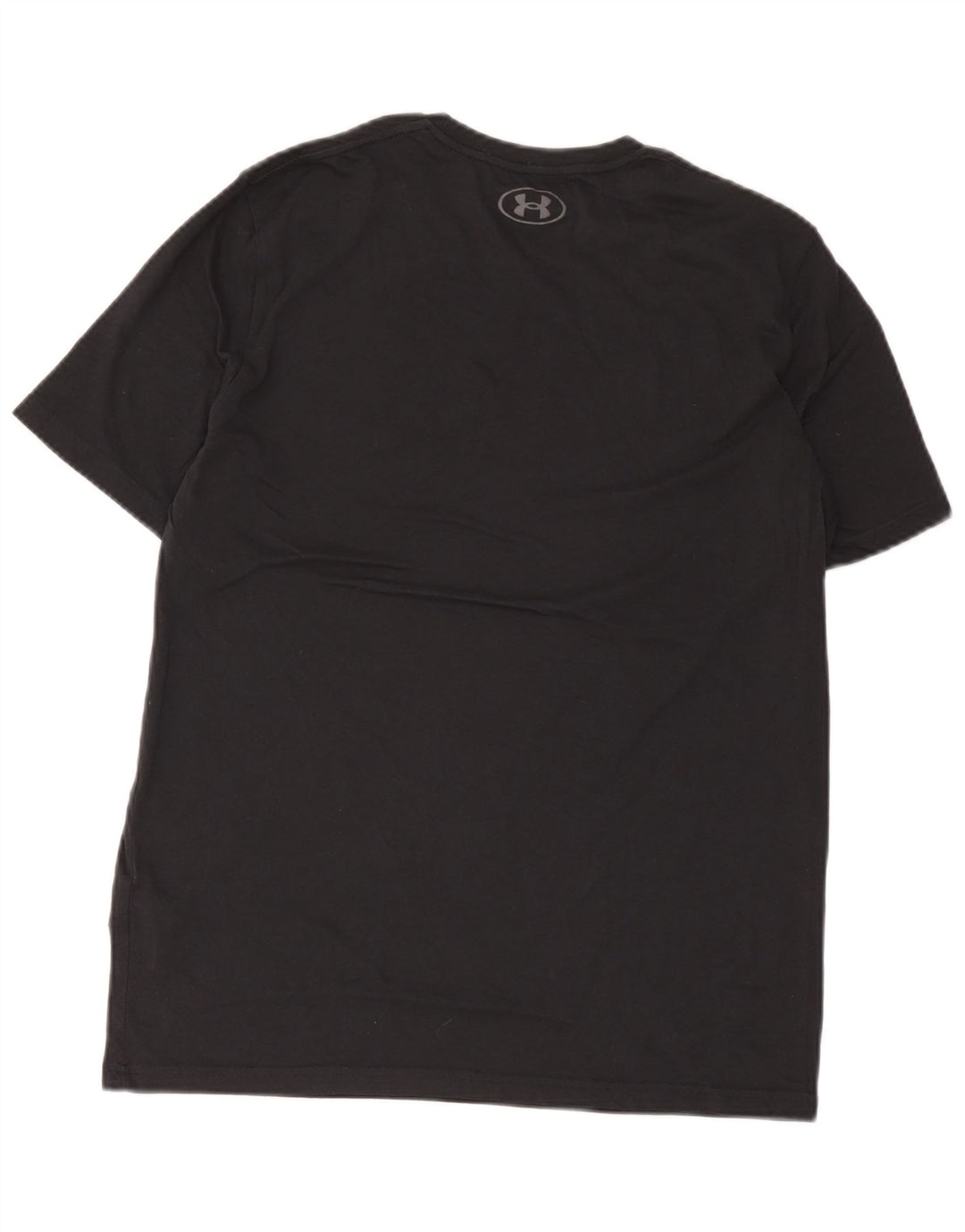 Under Armour Mens Graphic T-Shirt Top Medium Black Cotton