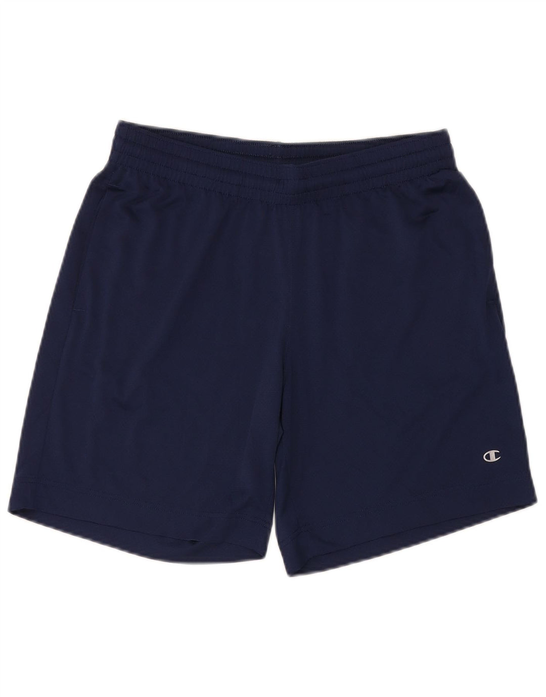 CHAMPION Mens Sport Shorts Medium  Navy Blue Polyester