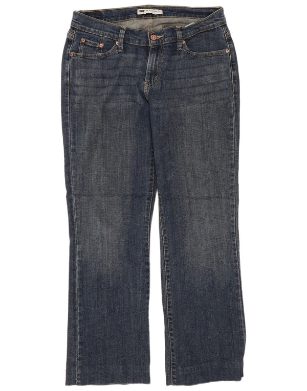 LEVI'S Womens 529 Curvy Bootcut Jeans US 12 Large W31 L29 Blue Cotton