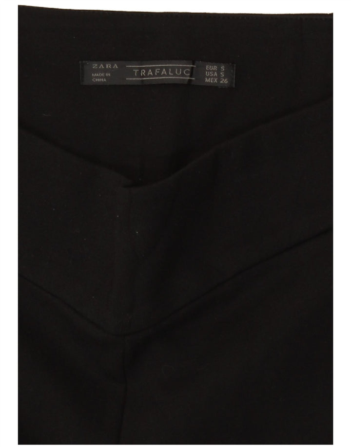Zara Womens High Rise Hot Pants Small W26 Black