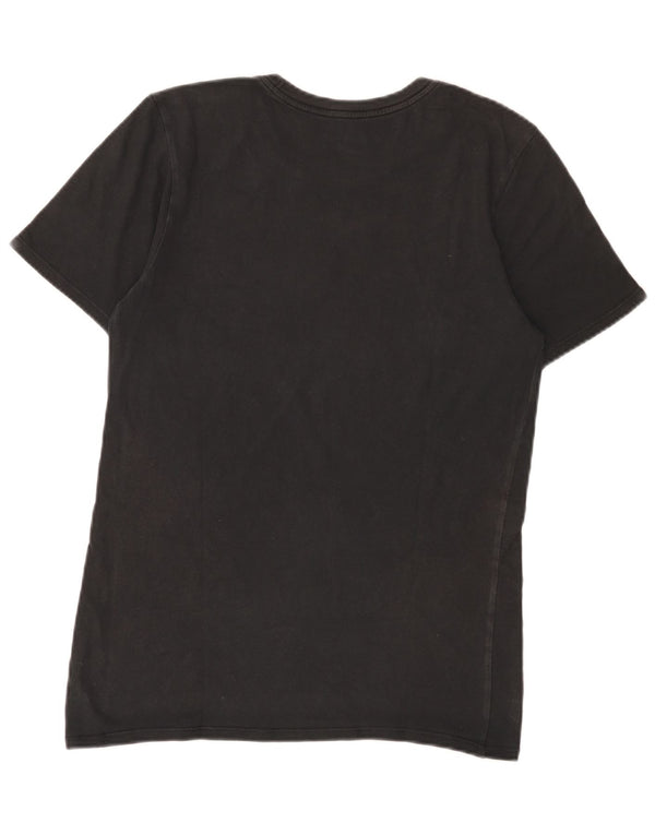 Nike Mens Athletic Cut Graphic T-Shirt Top Small Black Cotton
