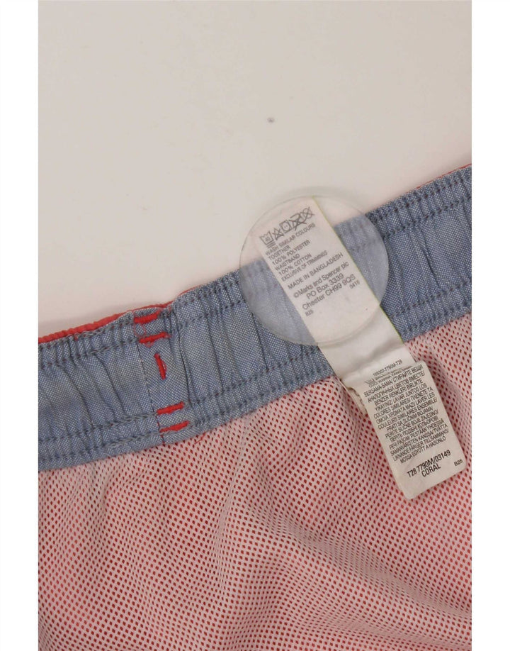 Marks & Spencer Mens Swimming Shorts Large Pink Cotton