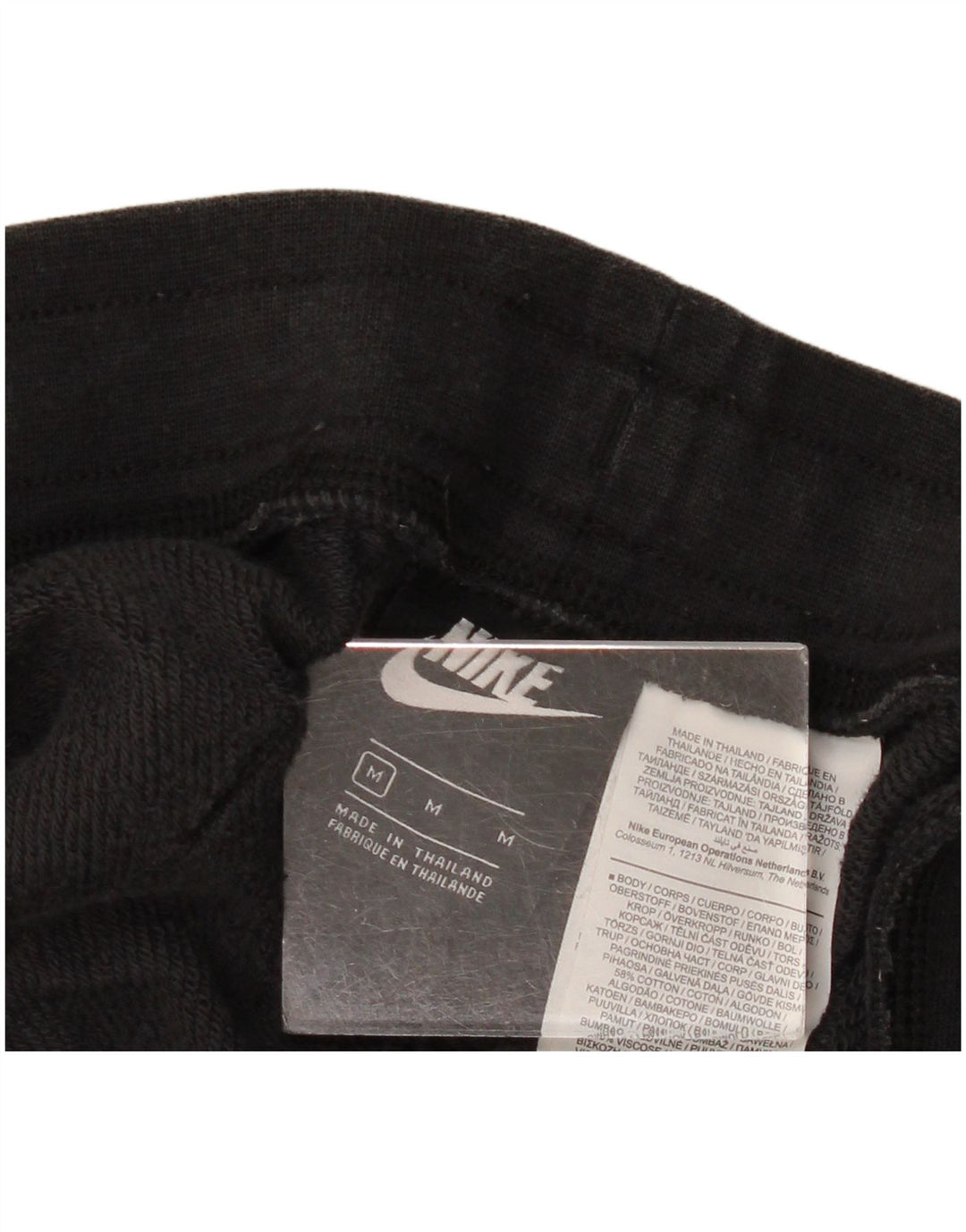 Nike Mens Graphic Sport Shorts Medium Black Cotton