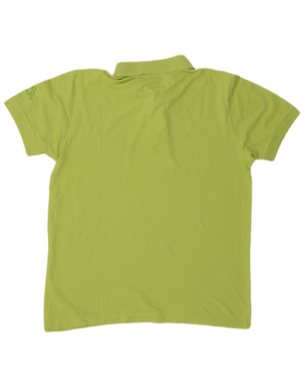 Kappa Mens Polo Shirt Large Green Cotton