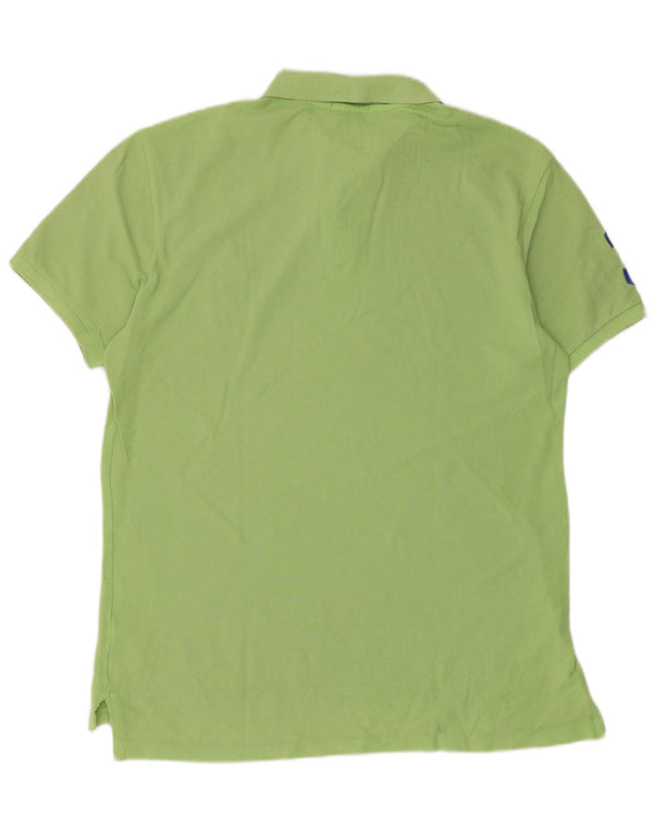 Polo Ralph Lauren Mens Graphic Slim Fit Shirt Large Green Cotton