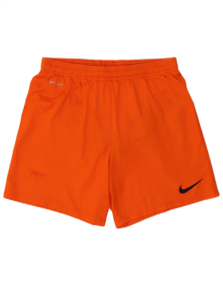Nike Mens Dri Fit Sport Shorts Small  Orange