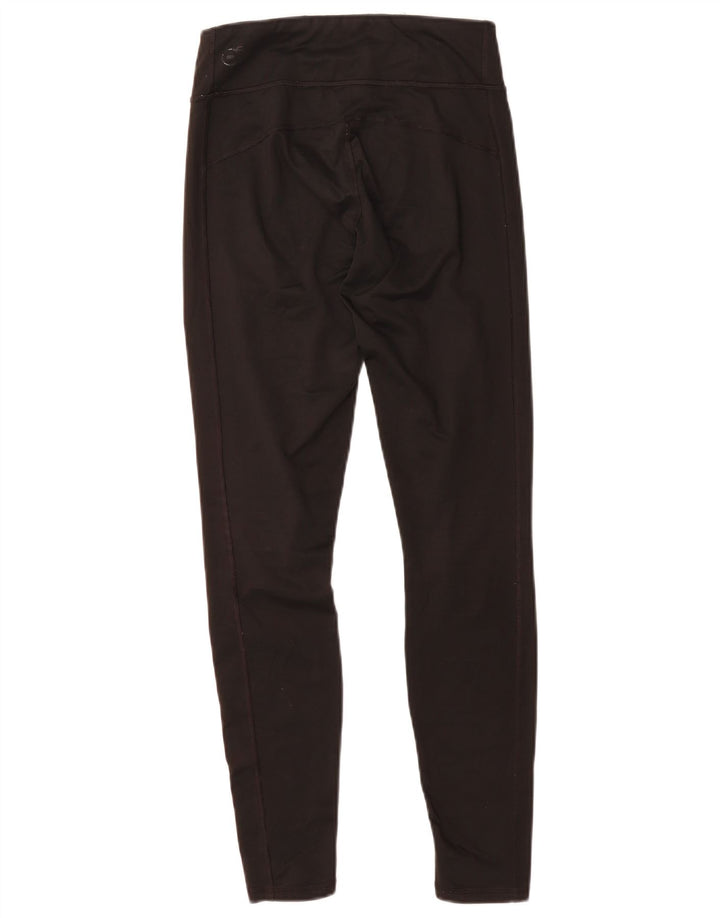 PUMA Womens Leggings UK 8 Small Black Nylon