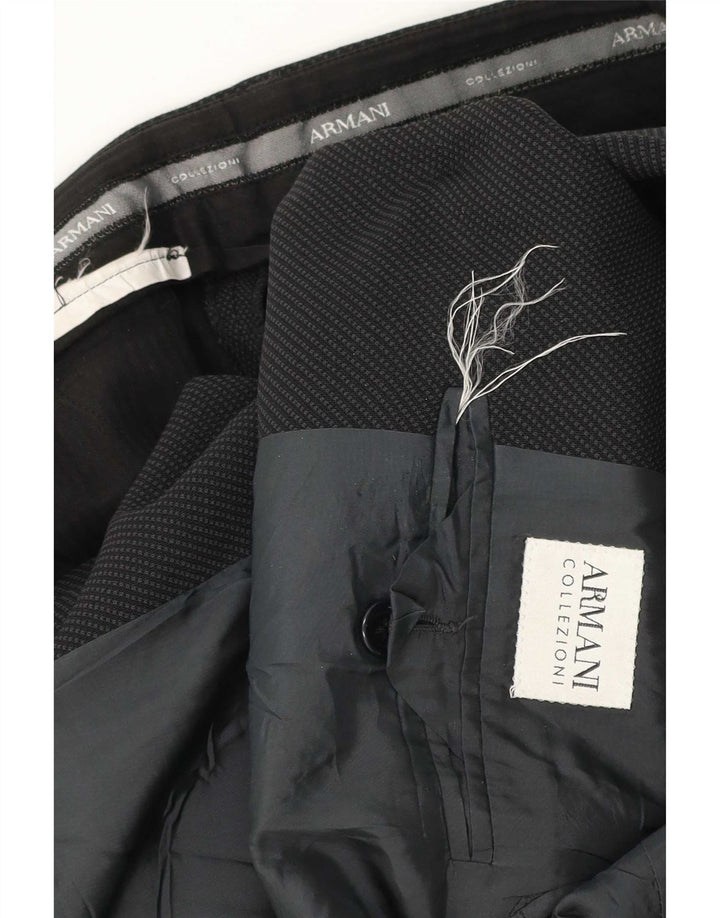 Armani Collezioni Mens 3 Button 2 Piece Suit Medium Grey