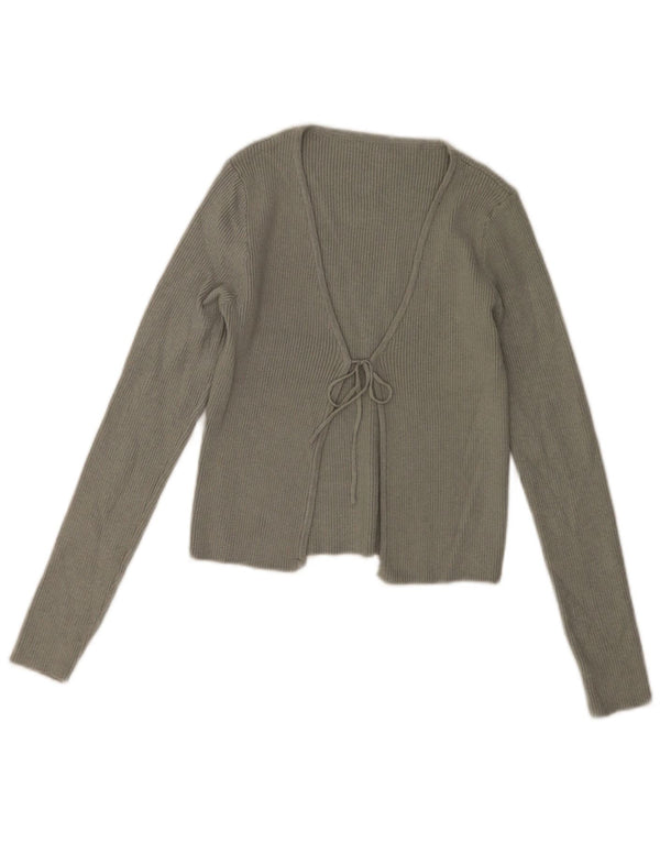 Vintage Womens Bolero Jumper UK 10 Small Khaki