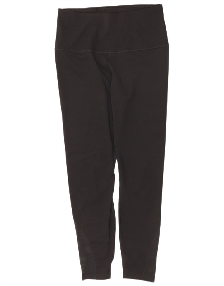 Nike Womens Dri Fit Leggings UK 14 Large Black Polyester