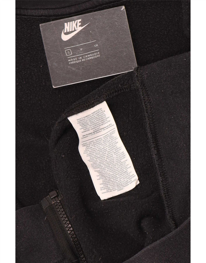 Nike Mens Zip Hoodie Sweater Small Black