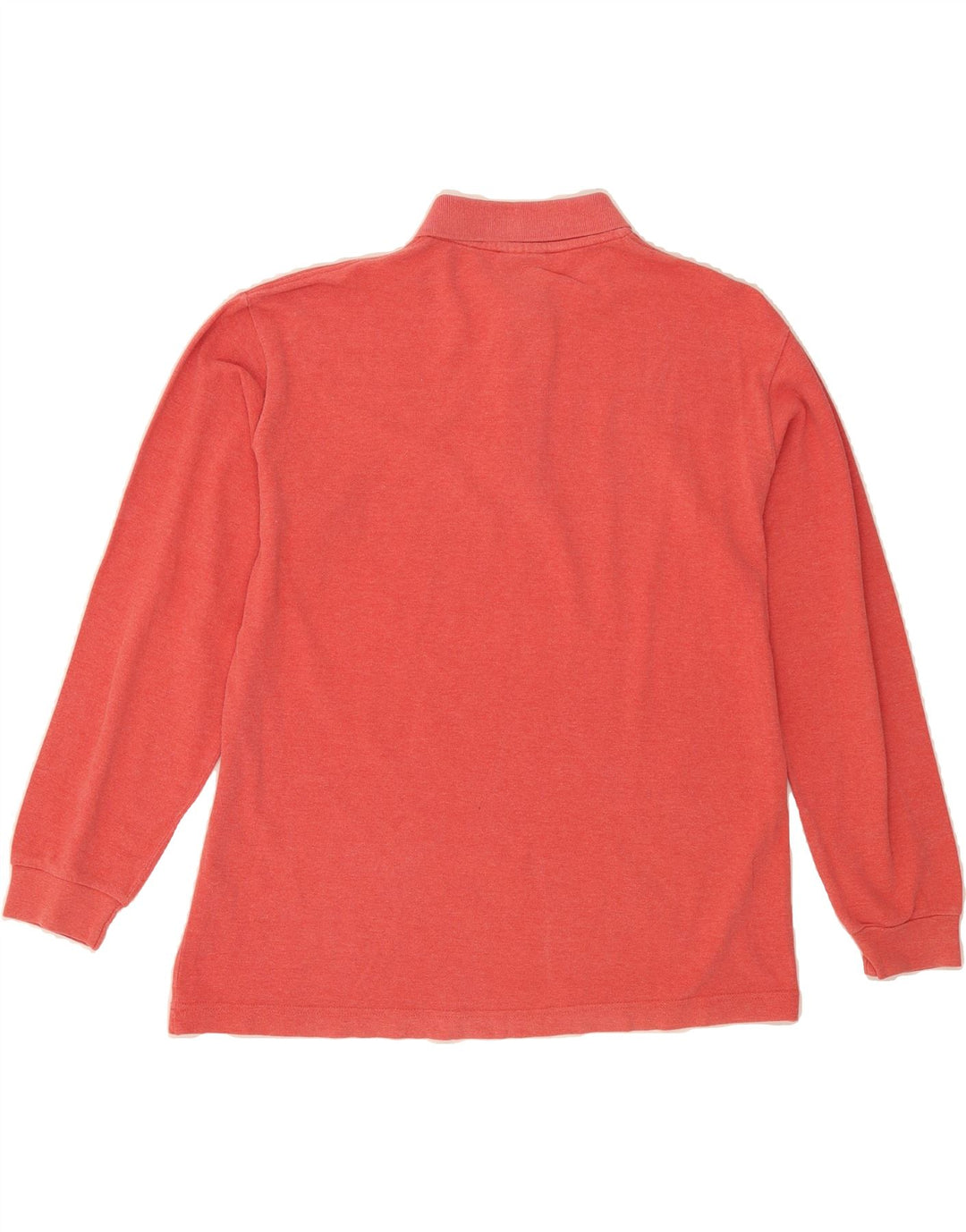 KAPPA Mens Long Sleeve Polo Shirt Medium Red Cotton Vintage Kappa and Second-Hand Kappa from Messina Hembry 