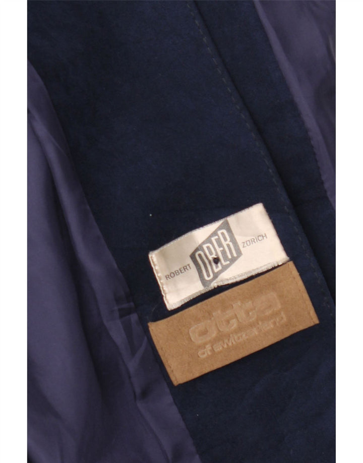 Ober Womens Overcoat UK 14 Medium Navy Blue