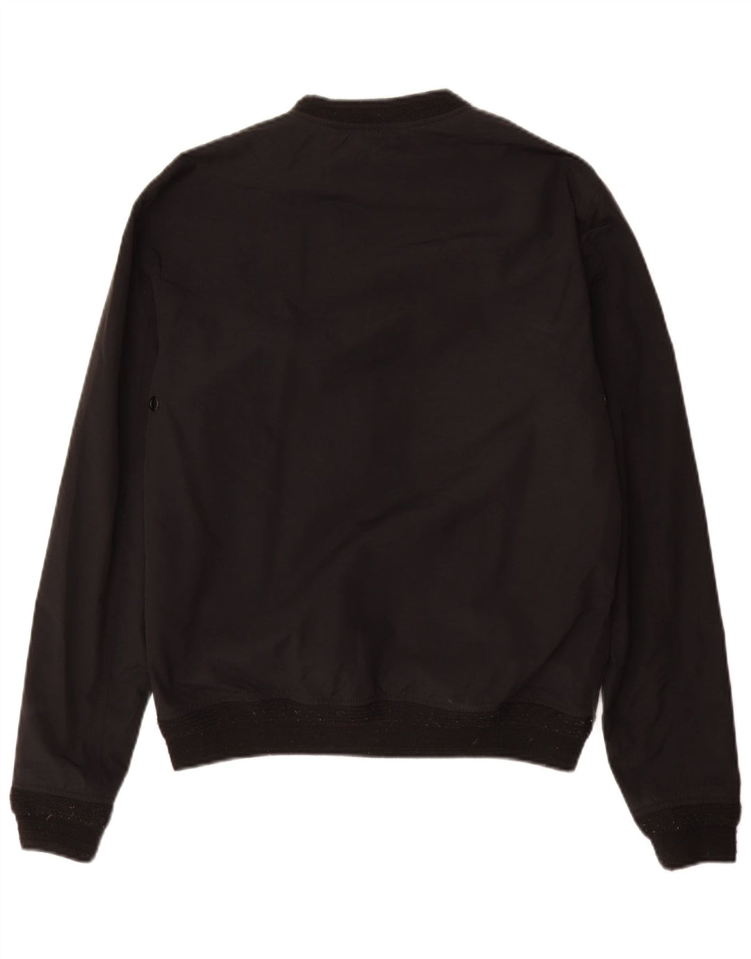 SUPERDRY Mens Bomber Jacket UK 38 Medium Black Cotton