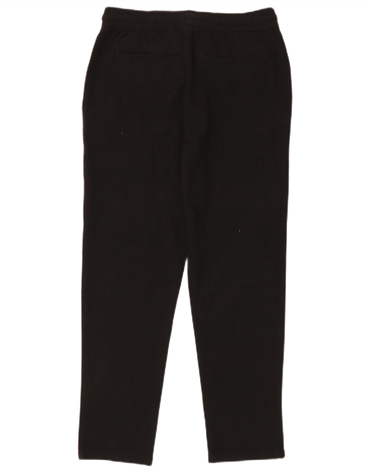 Zara Mens Tapered Chino Trousers Medium W31 L29 Black Polyester