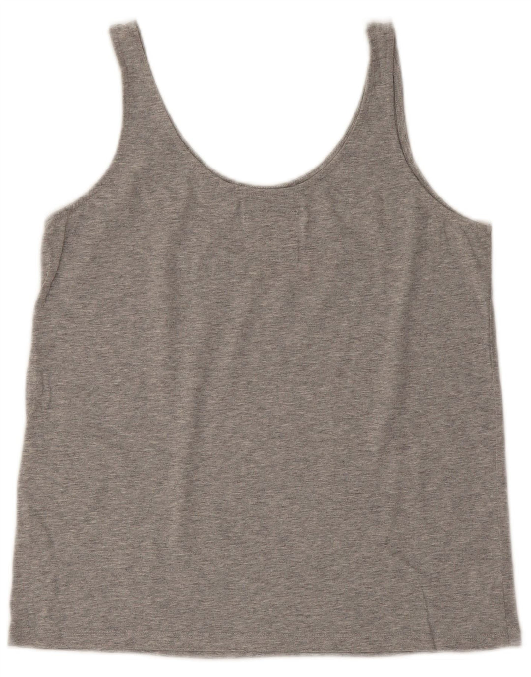 Superdry Womens Graphic Vest Top UK 8 Small Grey Cotton
