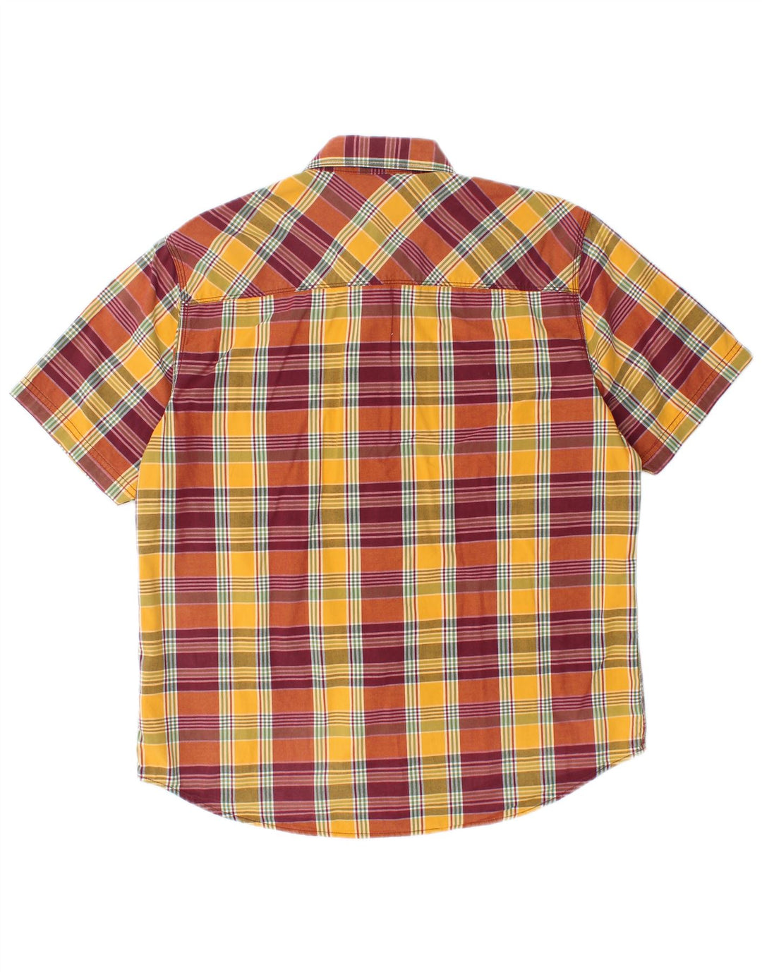 LEVI'S Mens Short Sleeve Shirt Medium Multicoloured Check Cotton