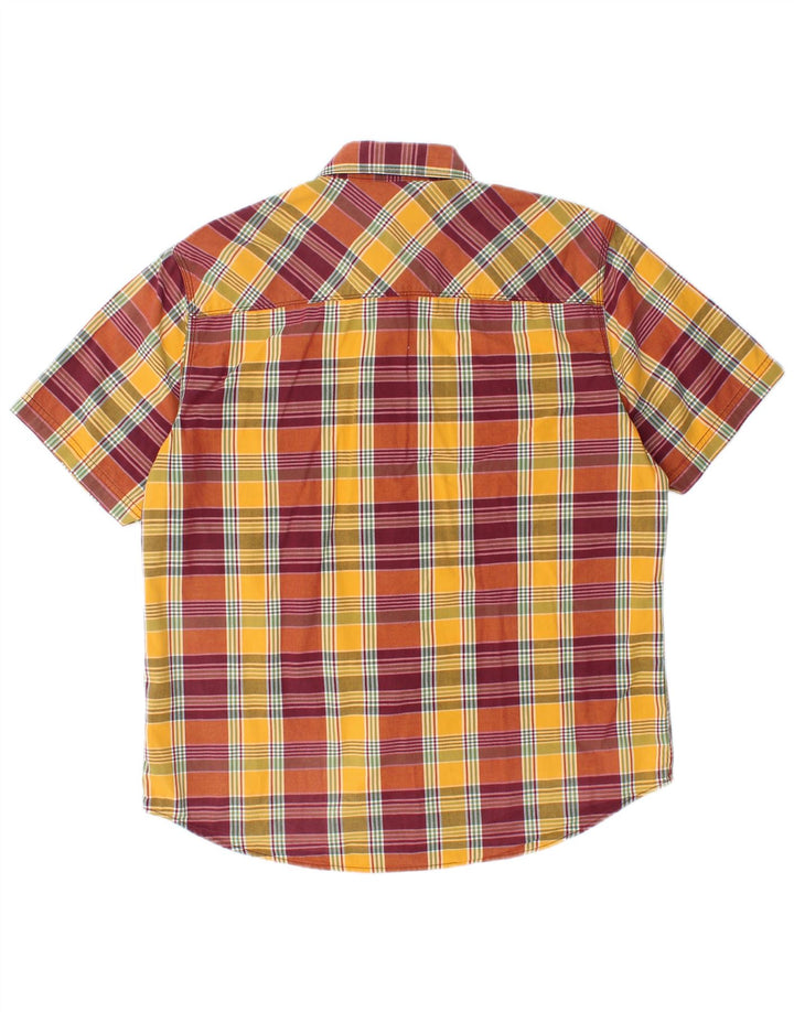 LEVI'S Mens Short Sleeve Shirt Medium Multicoloured Check Cotton