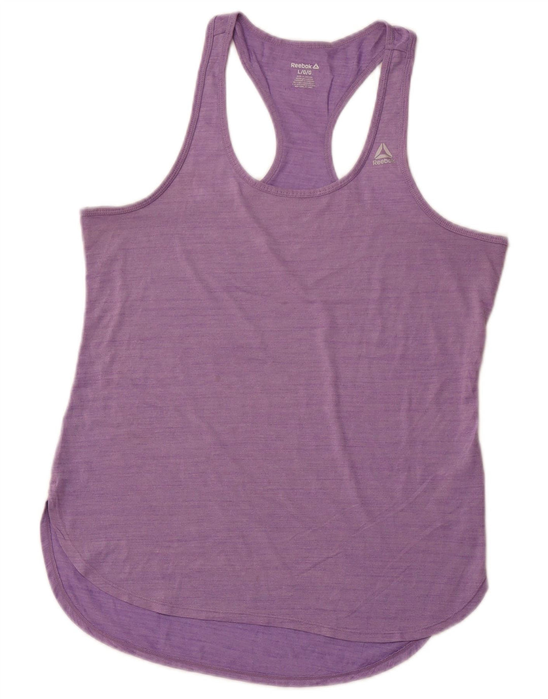 REEBOK Womens Vest Top UK 16 Large Purple Polyester Sports