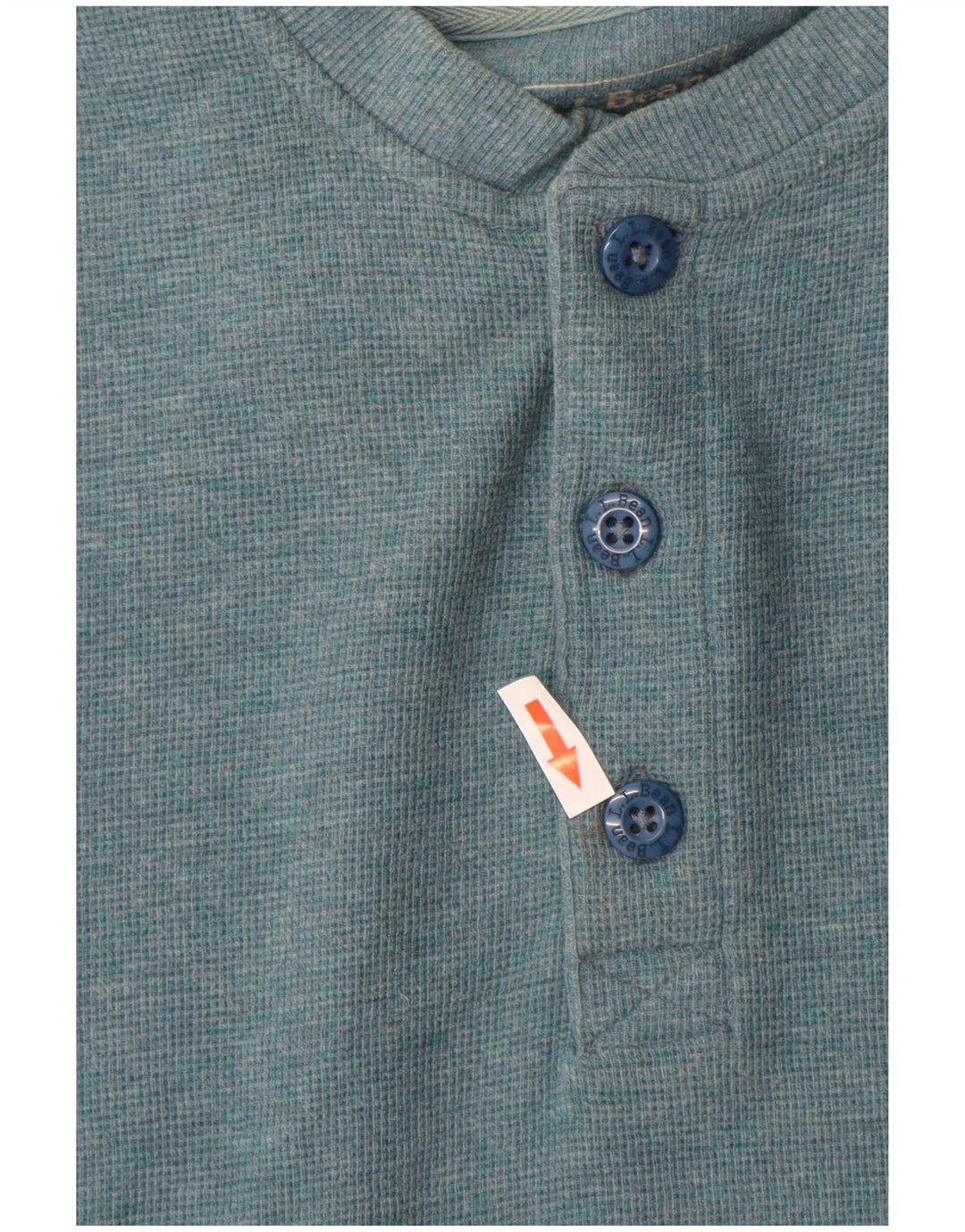 L.L.BEAN Mens Traditional Fit Top Long Sleeve Small Blue Cotton