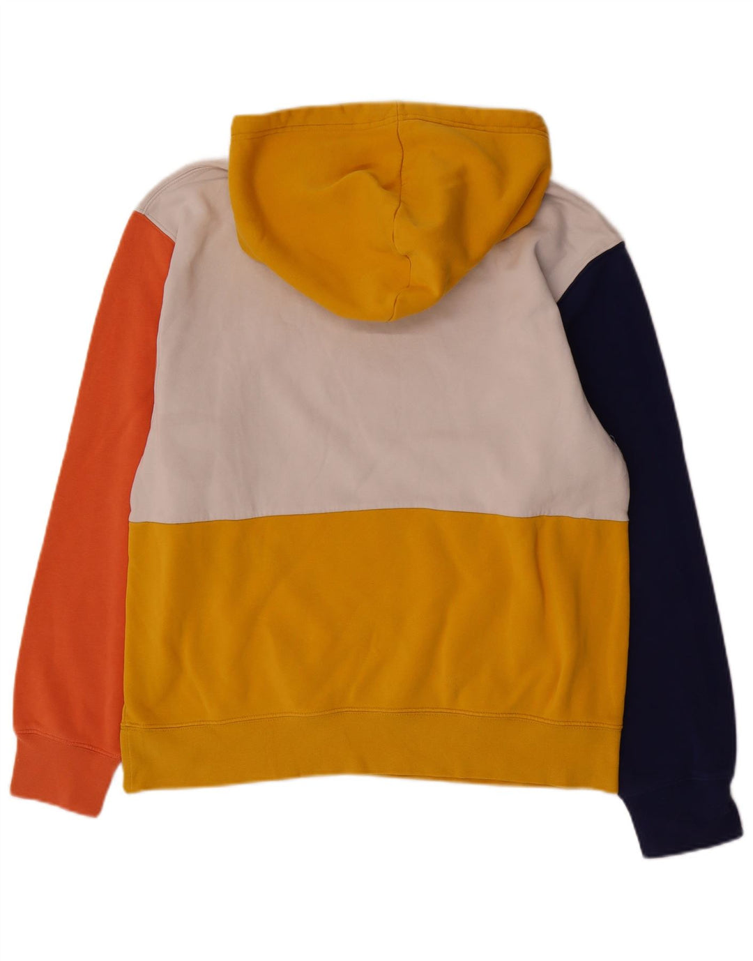 JORDAN Mens Graphic Hoodie Jumper Medium Multicoloured Colourblock