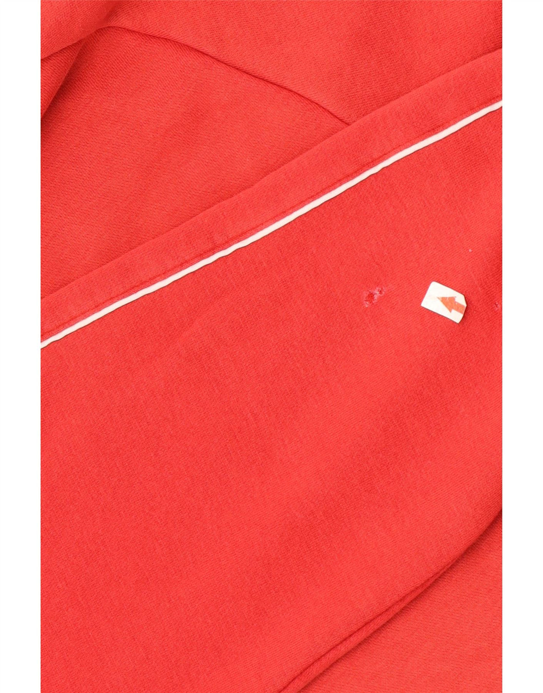 Adidas Mens Hoodie Jumper Medium Red Cotton