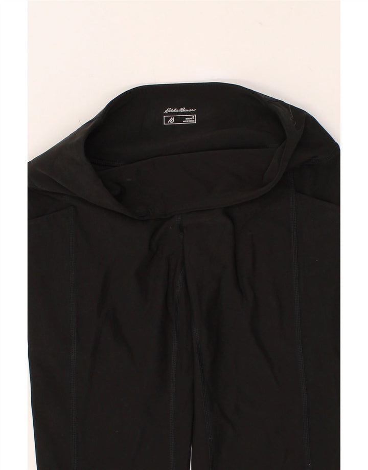 EDDIE BAUER Womens Tracksuit Trousers UK 8 Small  Black Polyester Vintage Eddie Bauer and Second-Hand Eddie Bauer from Messina Hembry 