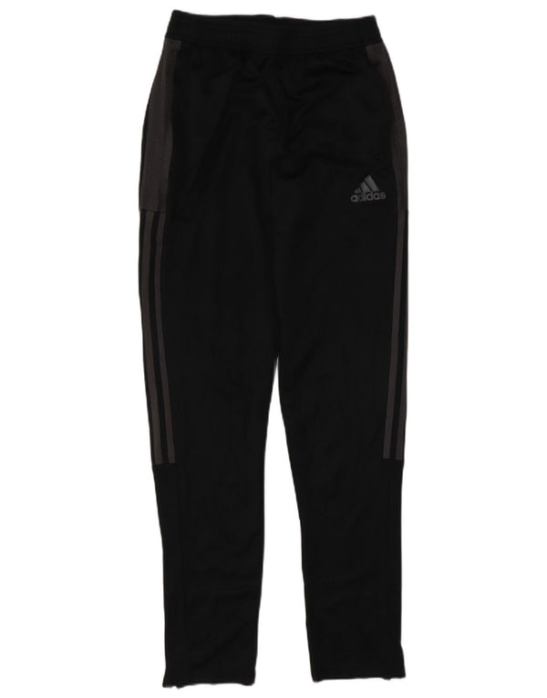 Adidas Boys Primegreen Tracksuit Trousers 13-14 Years Black Polyester