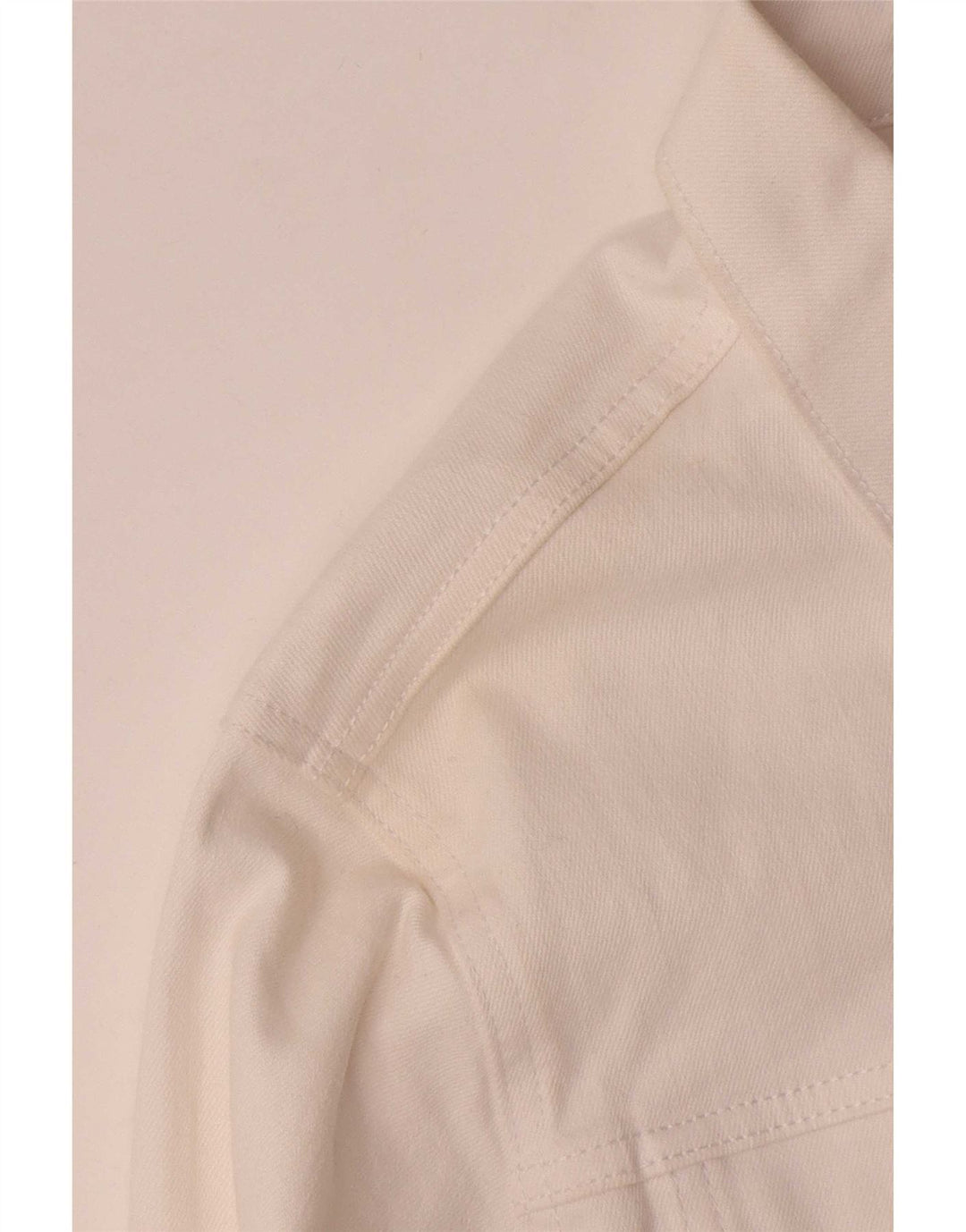 Gap Womens Denim Jacket UK 16 Large White Cotton