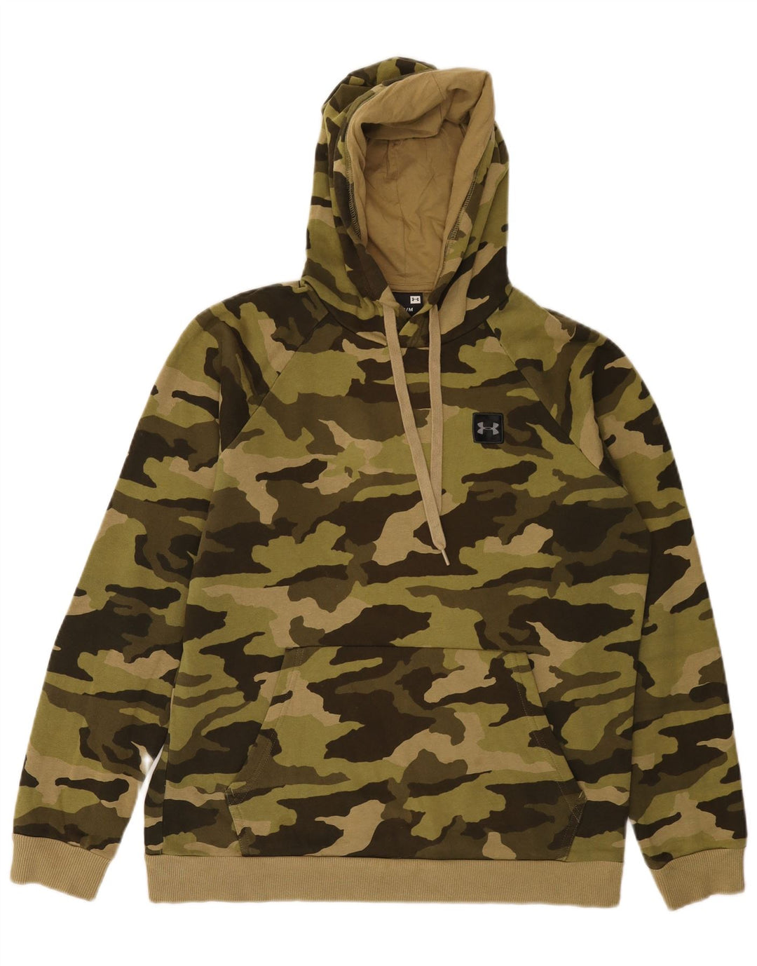 Under Armour Mens Hoodie Jumper Medium Khaki Camouflage