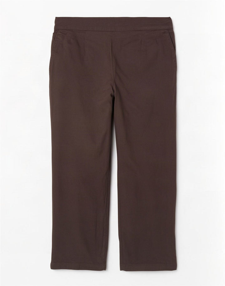 Marks & Spencer Womens Straight Casual Trousers W30 L29 Grey