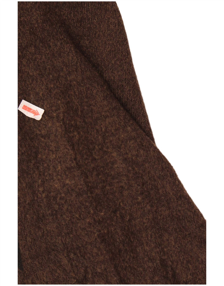 DOCKERS Mens Vest Tank Top Large Brown Argyle/Diamond Acrylic