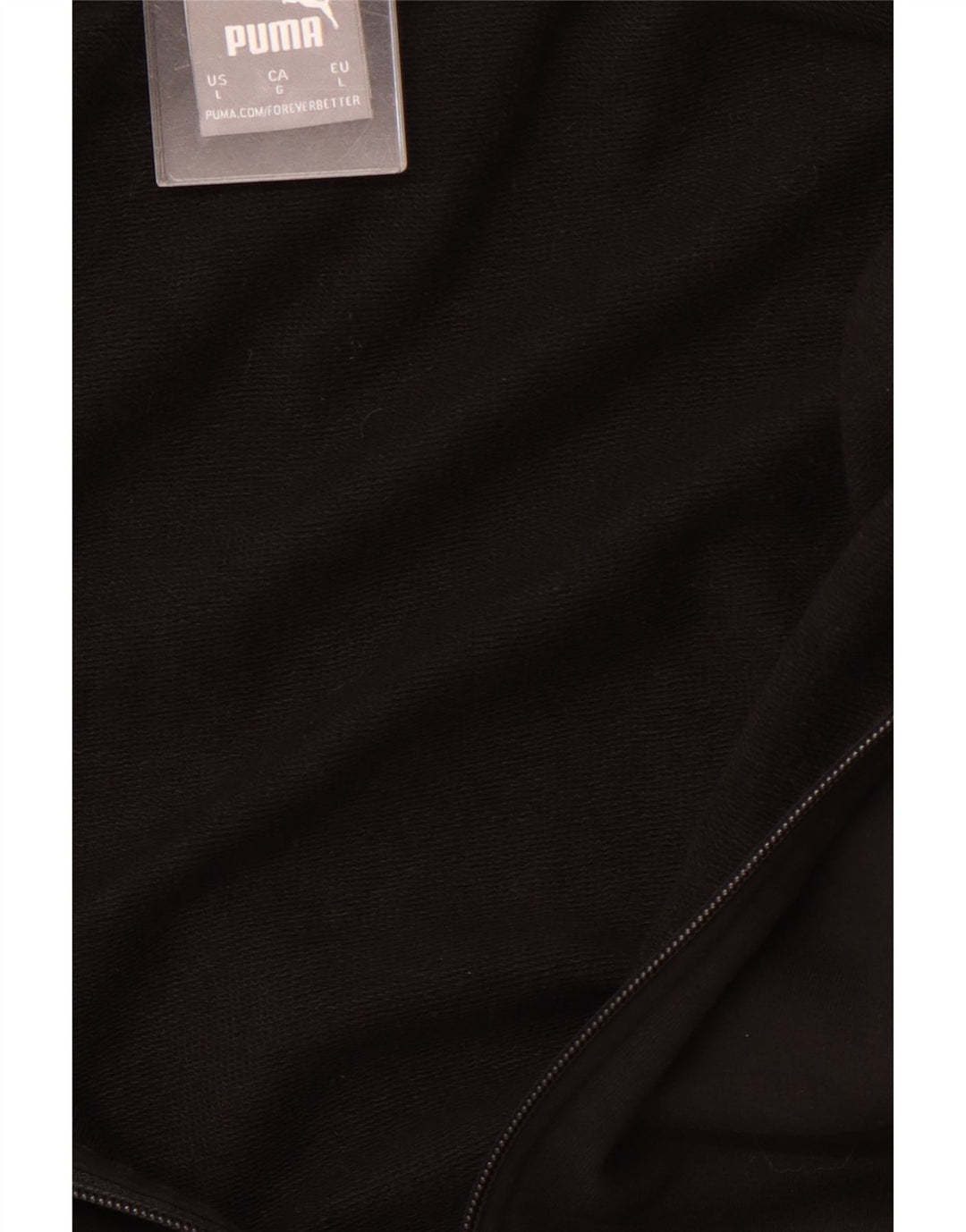 PUMA Mens Graphic Tracksuit Top Jacket Large Black