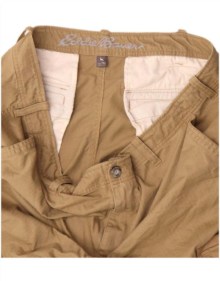 Eddie Bauer Mens Cargo Shorts W42 2XL Beige