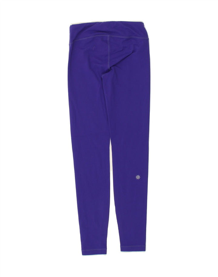 ATHLETA Girls Leggings 8-9 Years Medium Purple Nylon Vintage Athleta and Second-Hand Athleta from Messina Hembry 